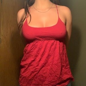 Aeropostale Red Tie Top